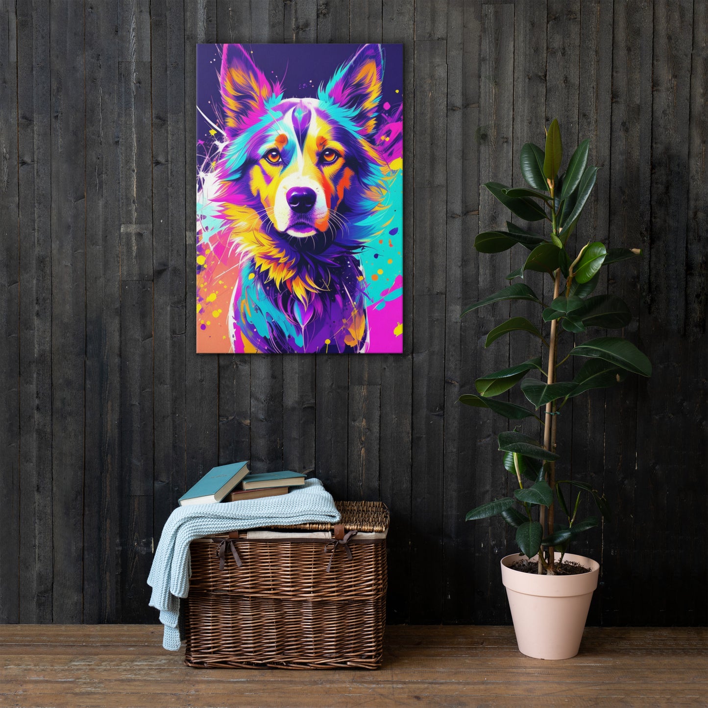 The dog – creative art work