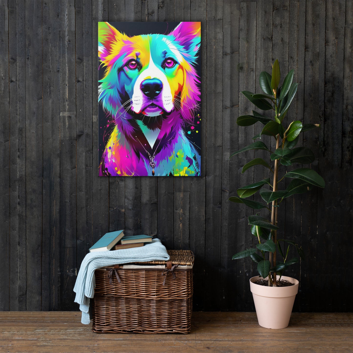 The dog – creative art work