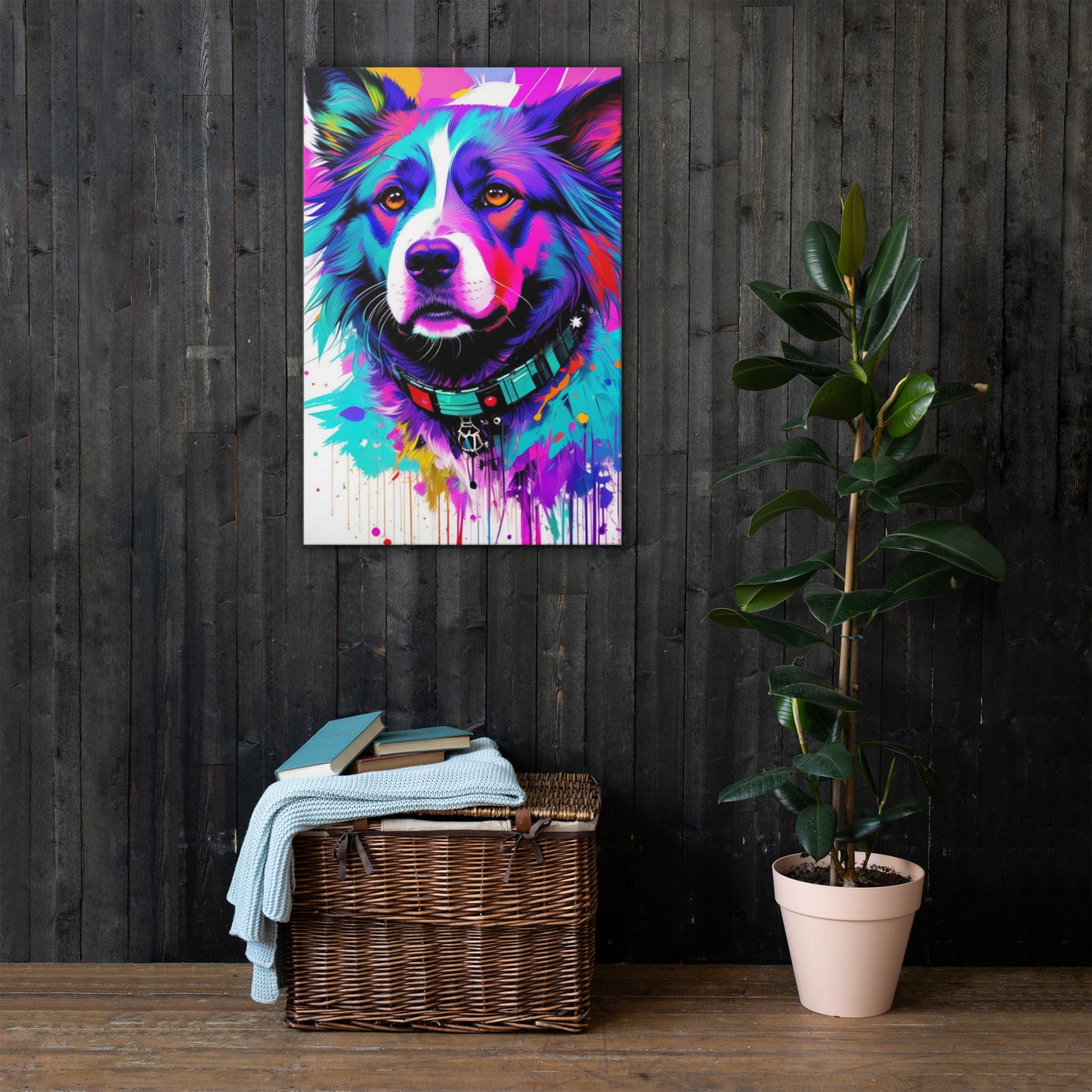 The dog – creative art work