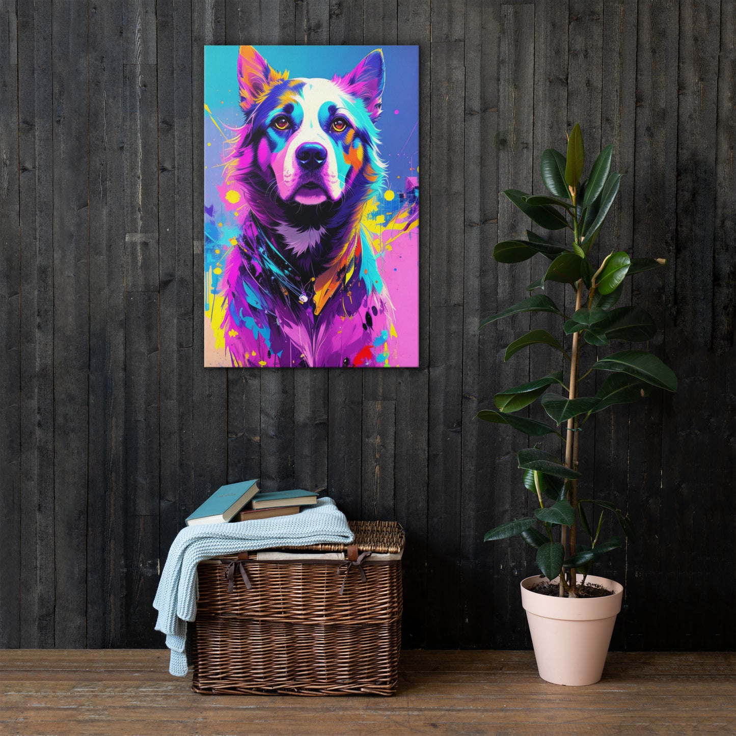 The dog – creative art work