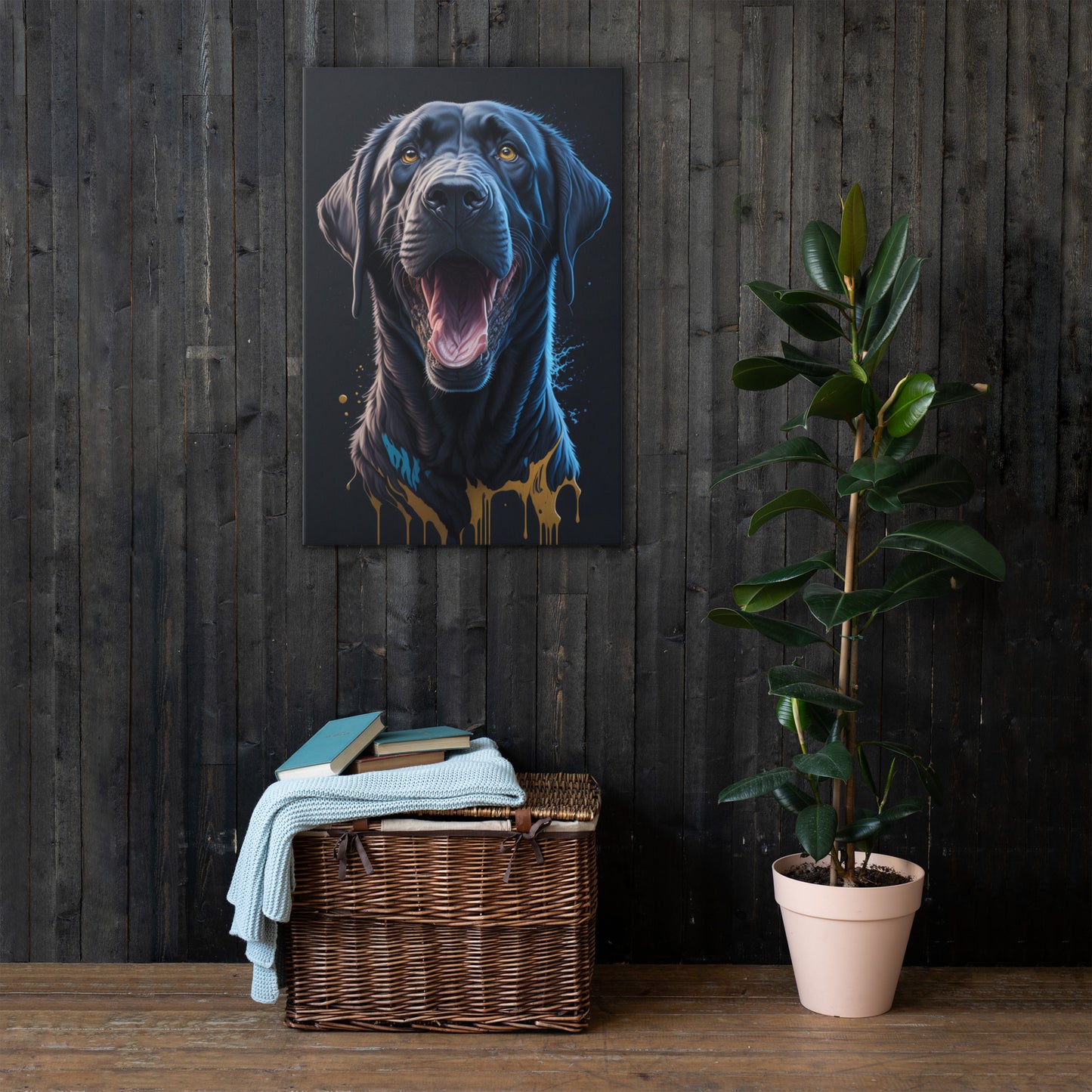 The dog – creative art work