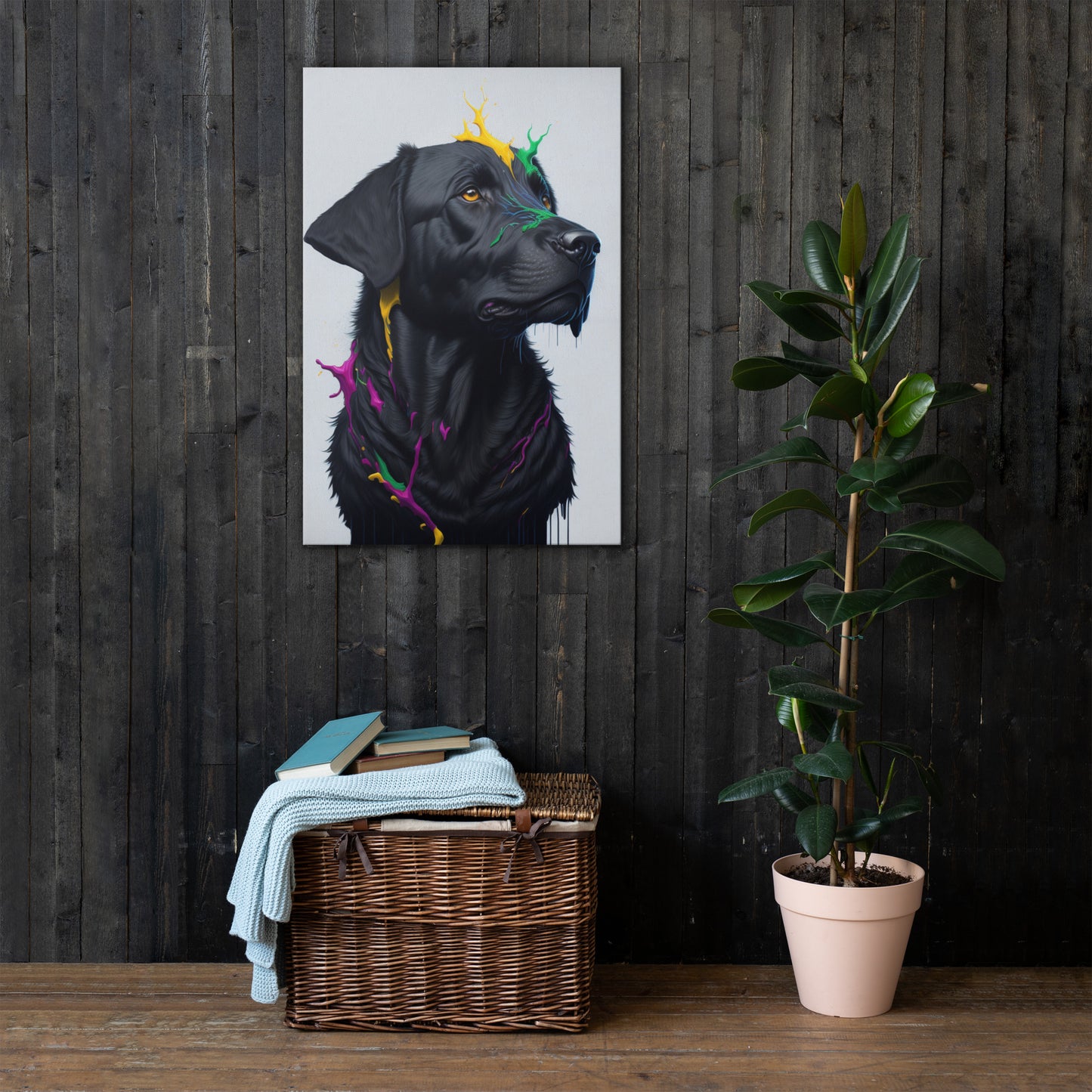 The dog – creative art work