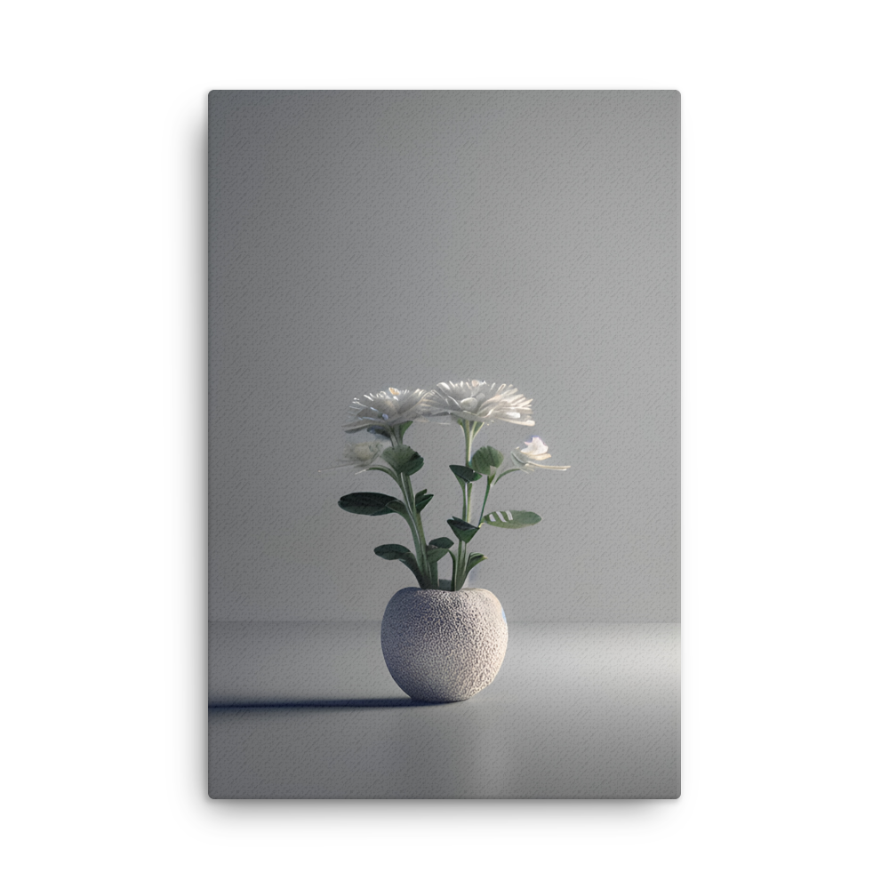 Minimalistische Blumenvase