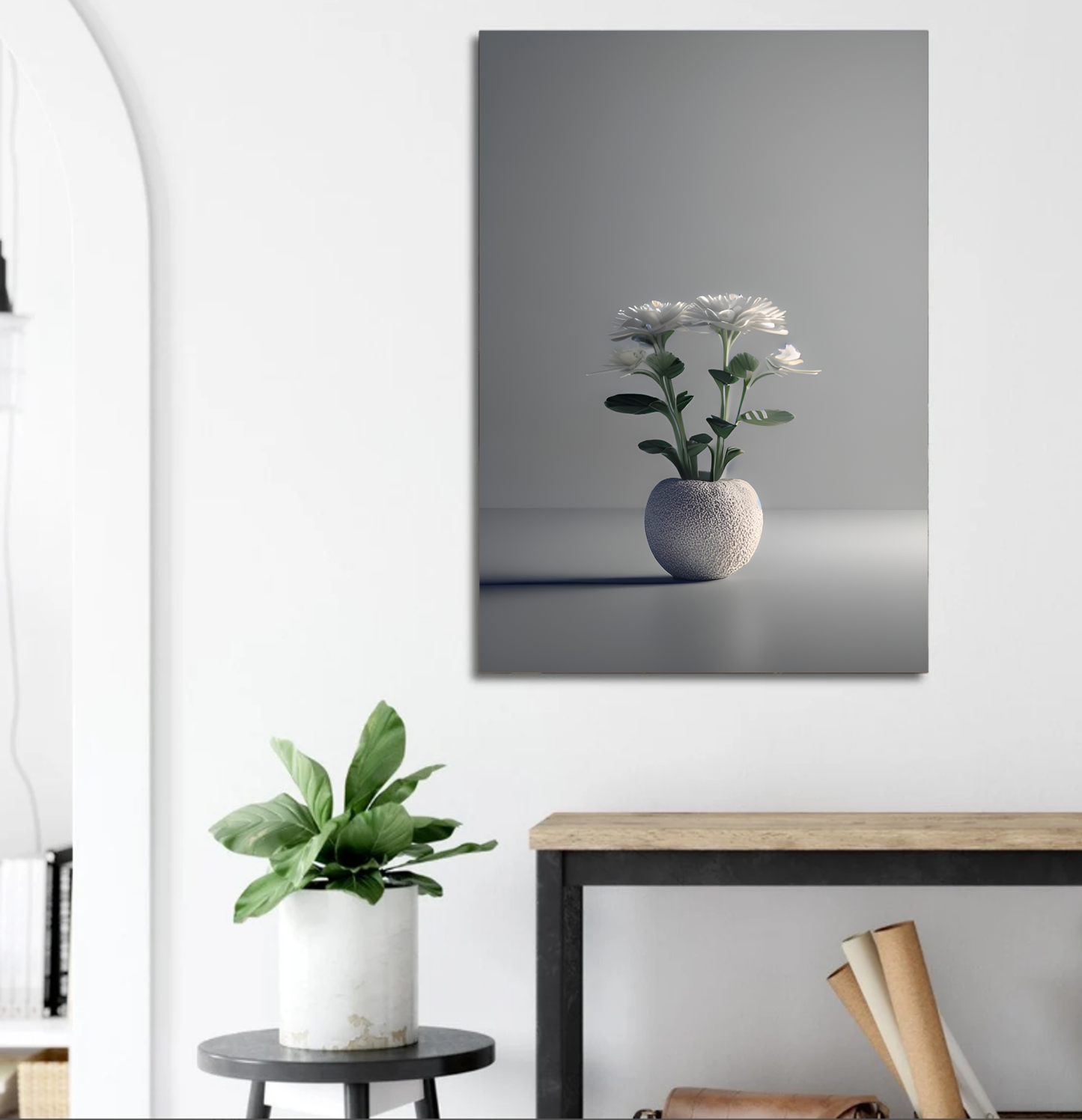 Minimalist flower vase