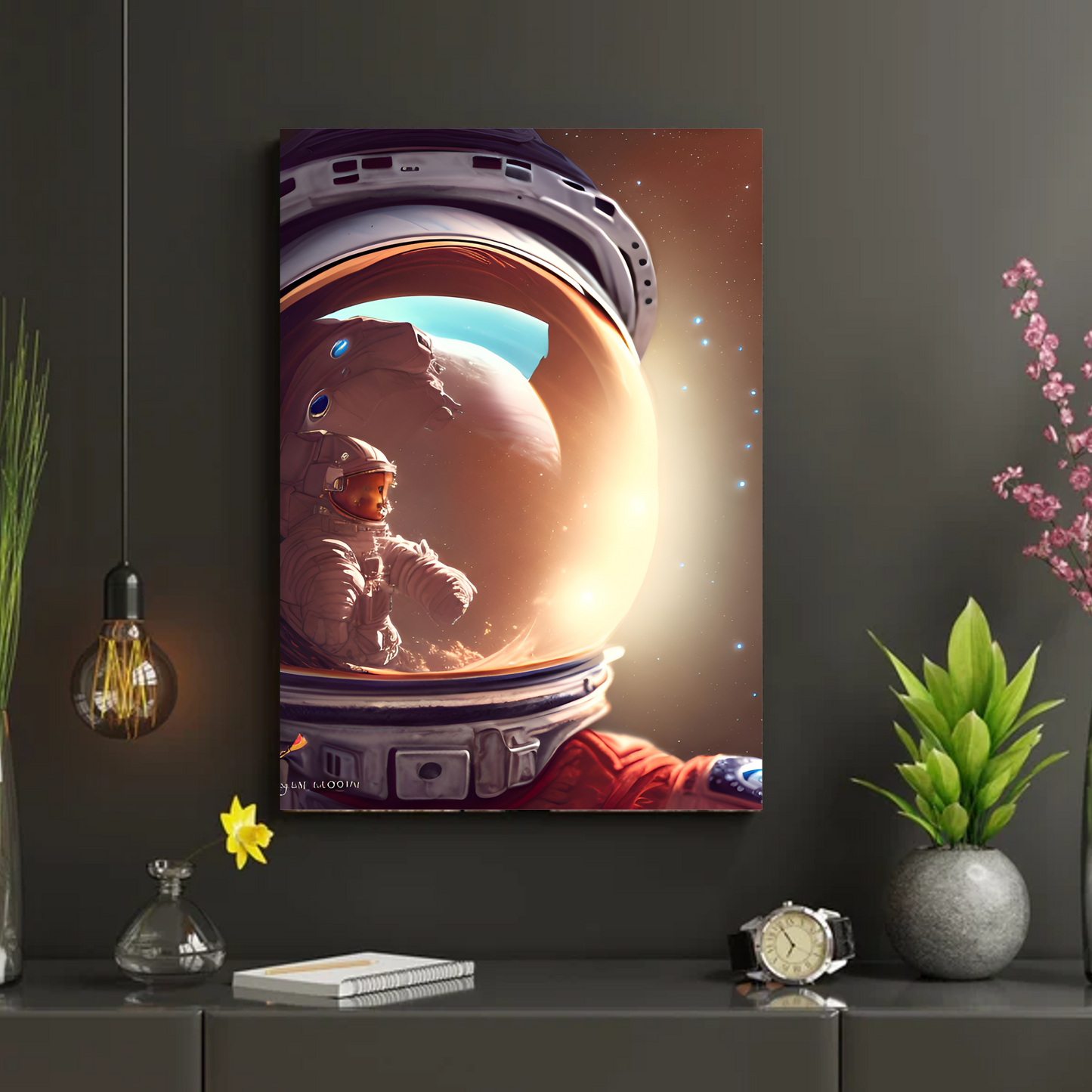 Astronaut im Weltall