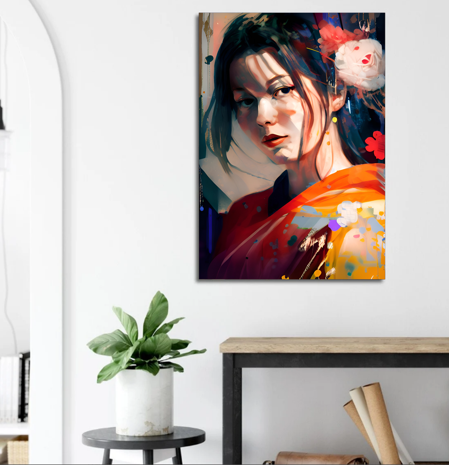 Japanese Woman Art Work