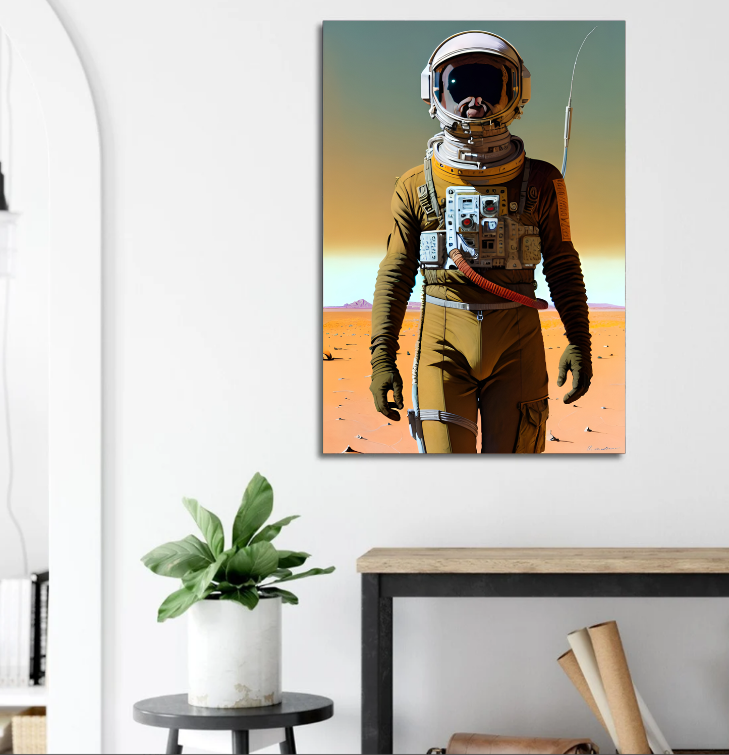 Astronaut on Mars