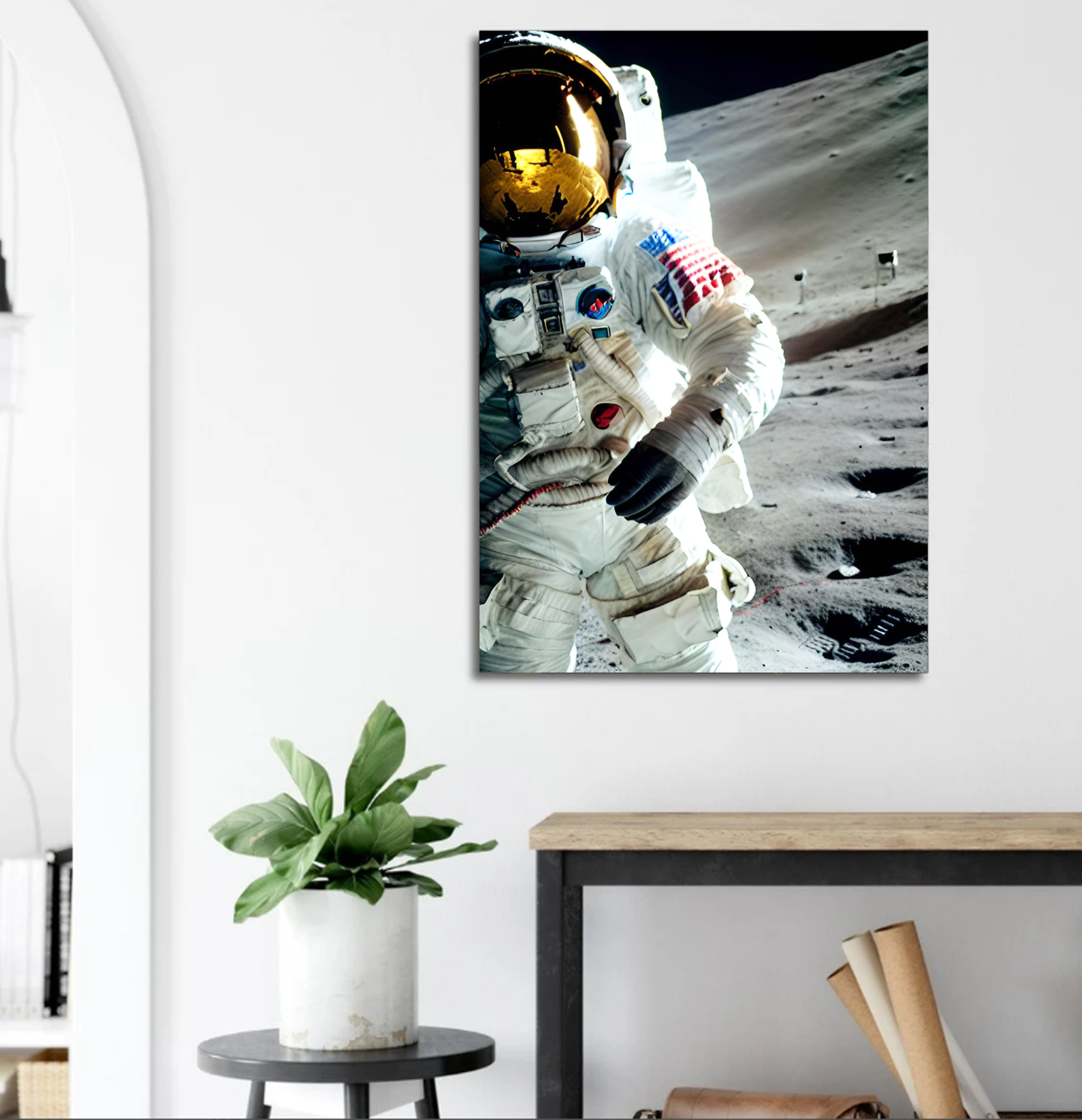 Astronaut im Weltall