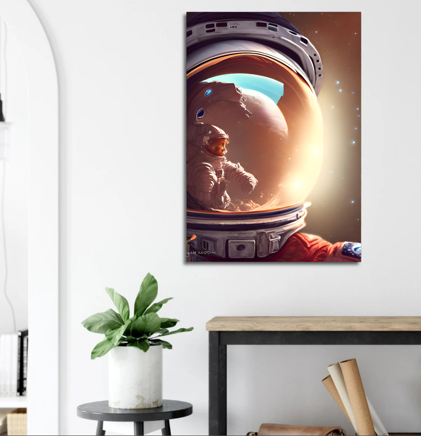 astronaut in space