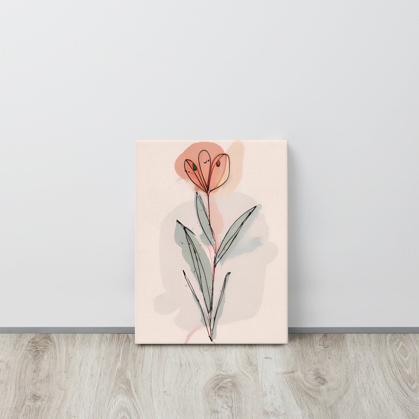 Watercolor tulip